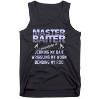 Master Baiter Funny Fishermans Skills List Gift Tank Top