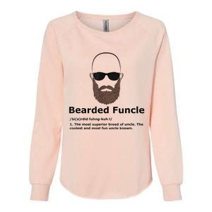 Mens Bearded Funcle Funny Bald Uncle Definition Womens California Wash Sweatshirt