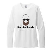 Mens Bearded Funcle Funny Bald Uncle Definition Womens CVC Long Sleeve Shirt