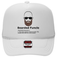 Mens Bearded Funcle Funny Bald Uncle Definition Hat