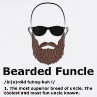 Mens Bearded Funcle Funny Bald Uncle Definition Wool Snapback Cap