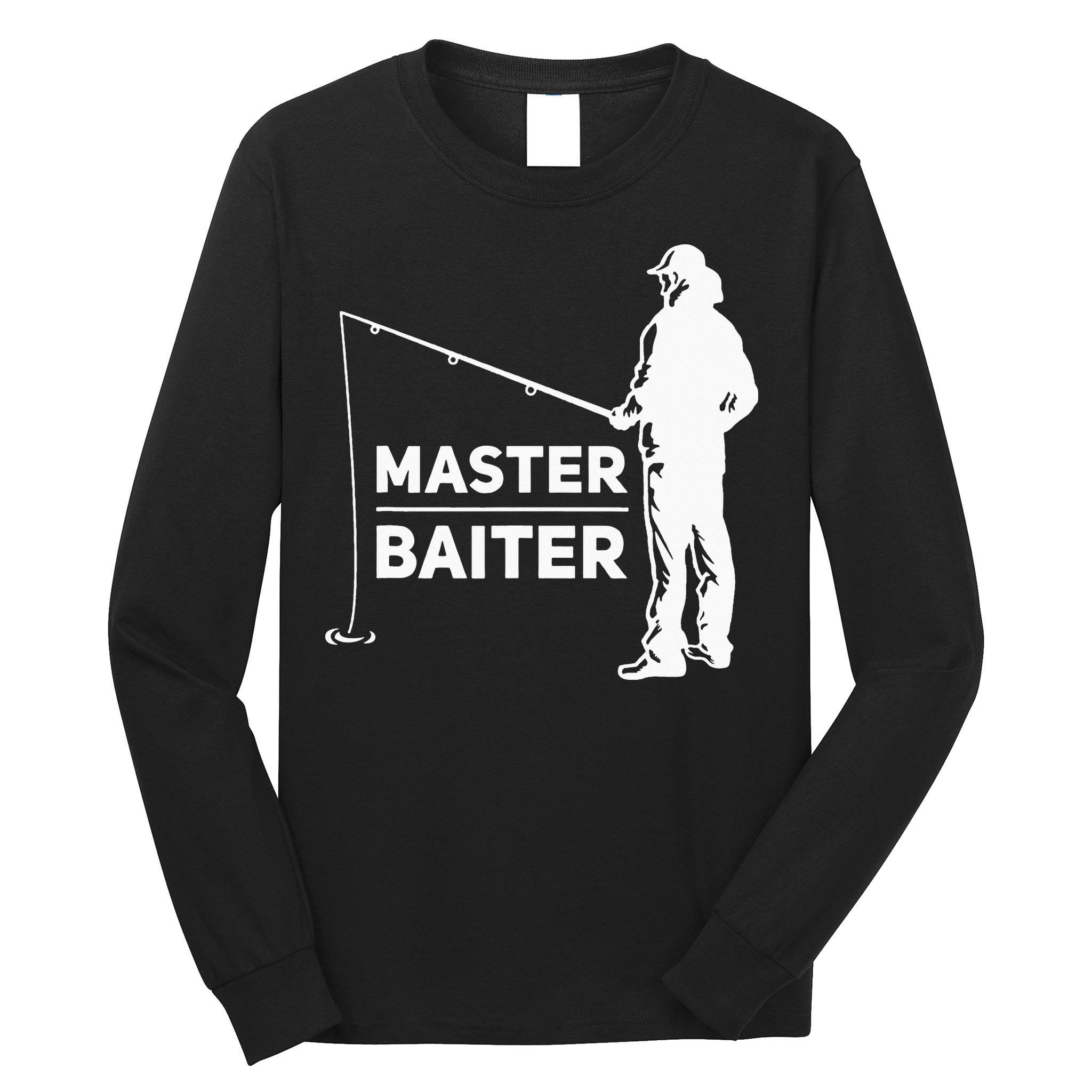 Master Baiter for Fisherman or Fishing Lover Long Sleeve Shirt