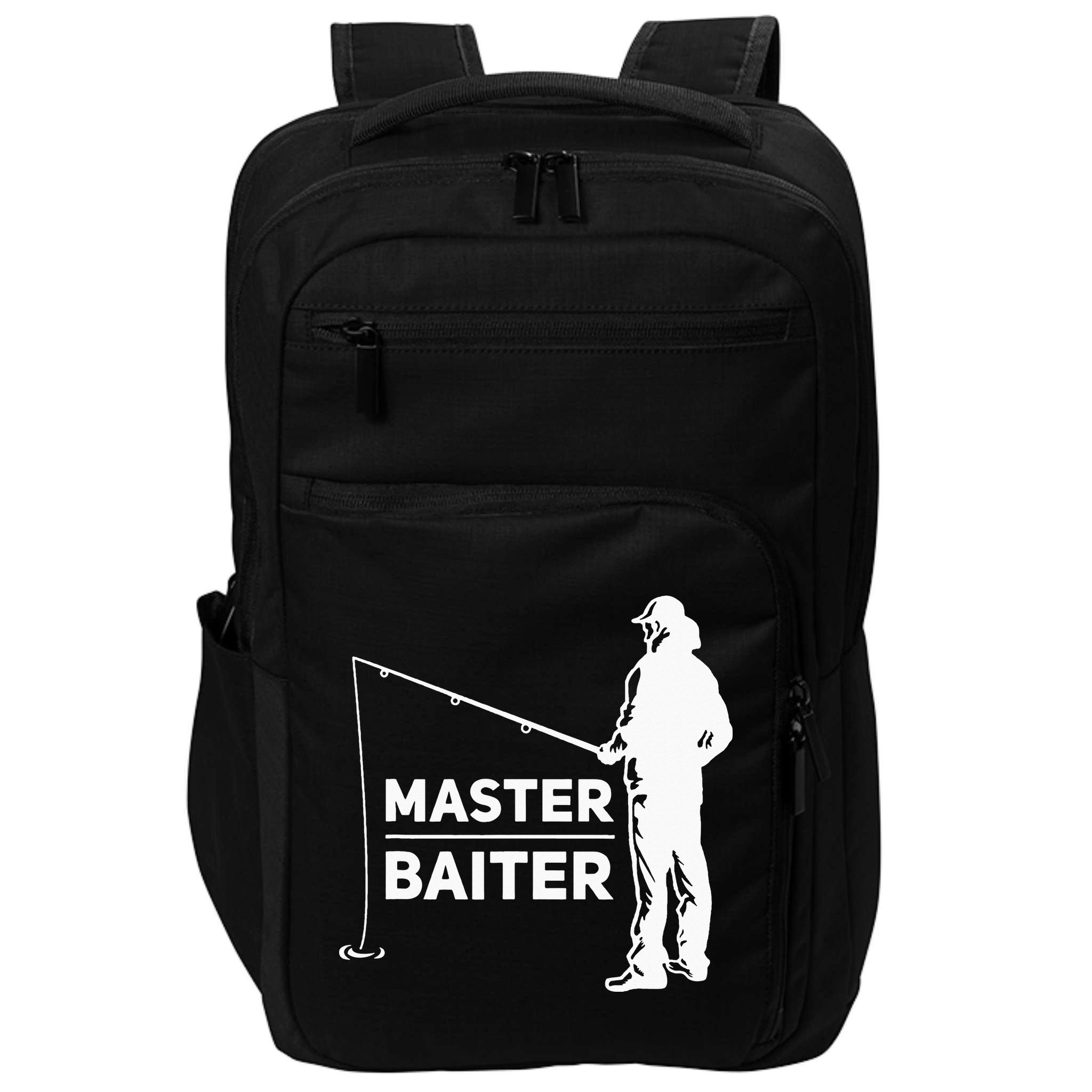 Master Baiter for Fisherman or Fishing Lover Impact Tech Backpack