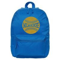 Milwaukee Baseball Fan 16 in Basic Backpack