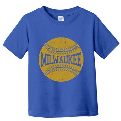 Milwaukee Baseball Fan Toddler T-Shirt