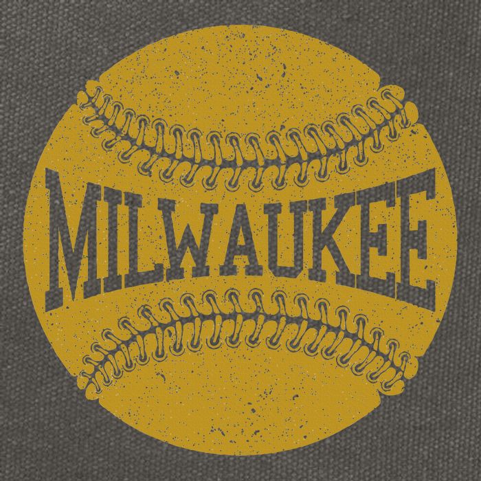 Milwaukee Baseball Fan Cotton Canvas Backpack