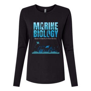 Marine Biology For Marine Biologists Ecologists Gift Womens Cotton Relaxed Long Sleeve T-Shirt