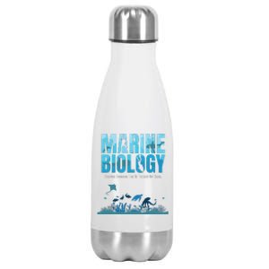 Marine Biology For Marine Biologists Ecologists Gift Stainless Steel Insulated Water Bottle