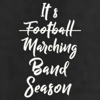 Marching Band Funny Band Not Football Season 7 Panel Mesh Trucker Snapback Hat