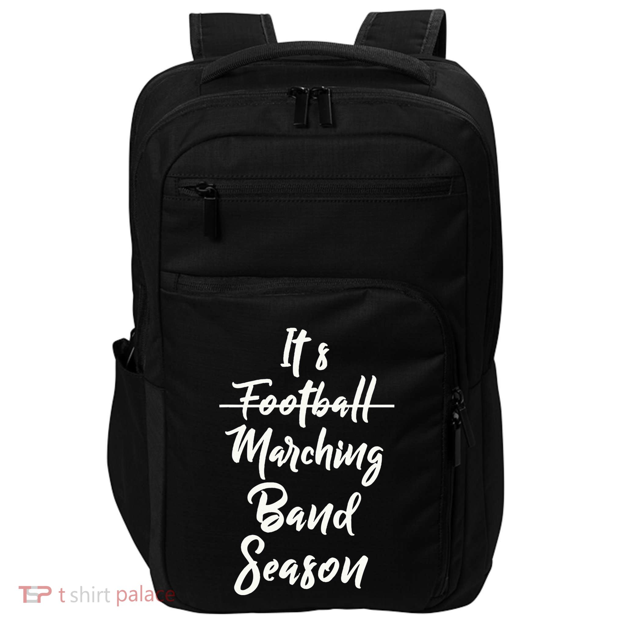 Marching Band Funny Band Not Football Season Impact Tech Backpack