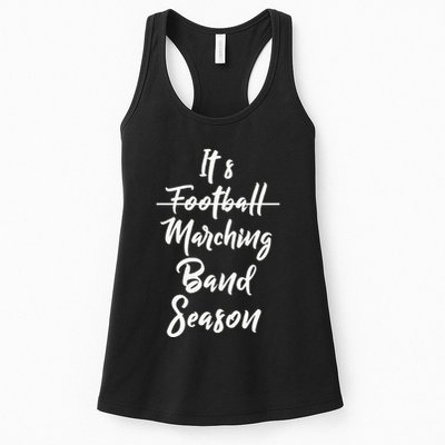 Marching Band Funny Band Not Football Season Womens Tank Top