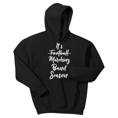 Marching Band Funny Band Not Football Season Kids Hoodie