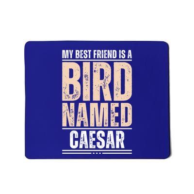 My Best Friend Is A Bird Named Caesar Cool Gift Mousepad