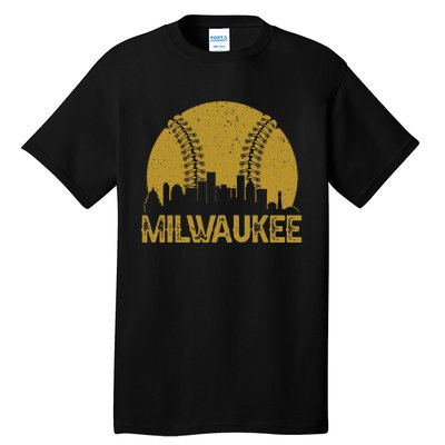 Milwaukee Baseball Fan Tall T-Shirt