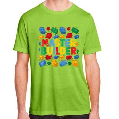 Master Builder Funny Building Block Tees For Boy Men Adult ChromaSoft Performance T-Shirt