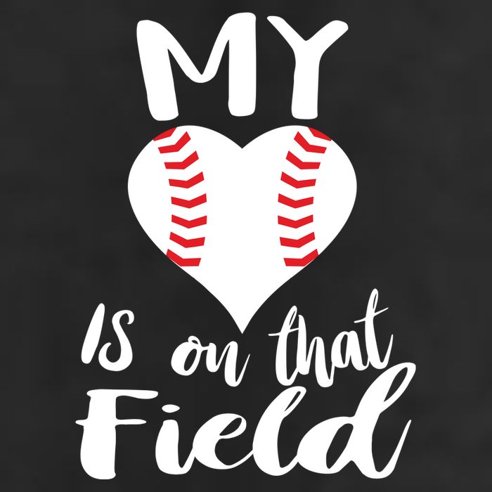 My Love Is On The Field Baseball Hat