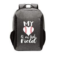 My Love Is On The Field Baseball Vector Backpack