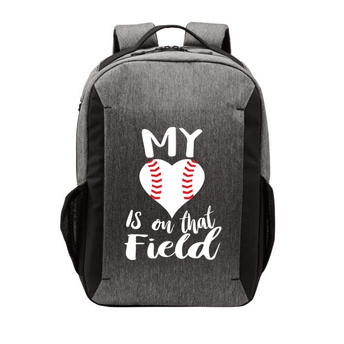 My Love Is On The Field Baseball Vector Backpack