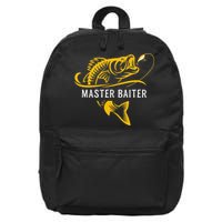 Master Baiter Funny Fishing 16 in Basic Backpack