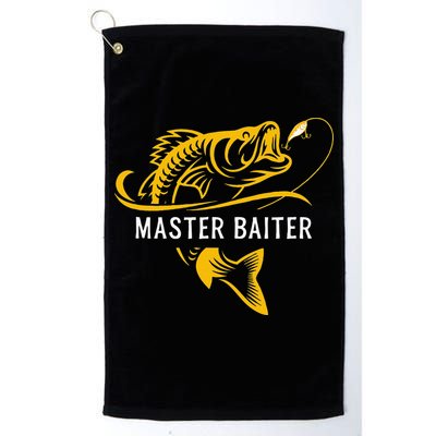 Master Baiter Funny Fishing Golf Towel