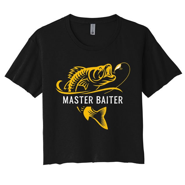 Master Baiter Funny Fishing Crop Top
