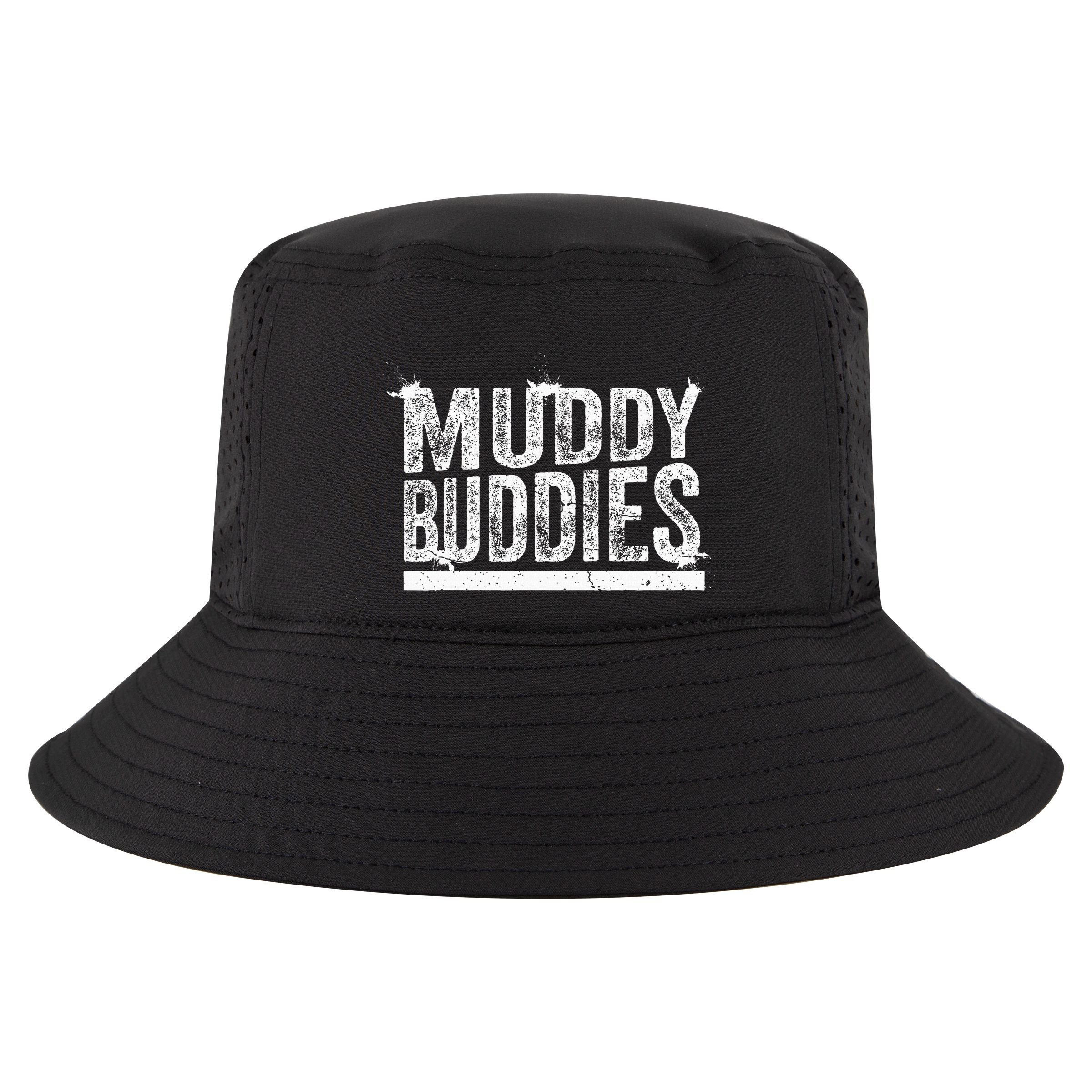 Muddy Buddies Funny Mud Runner Mudder Mud Team Cool Comfort Performance Bucket Hat