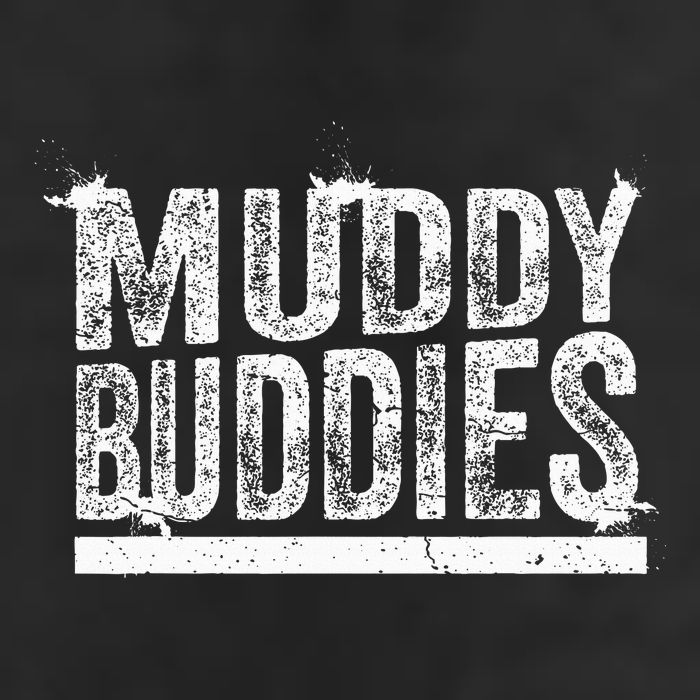 Muddy Buddies Funny Mud Runner Mudder Mud Team Garment-Dyed Fleece Hoodie