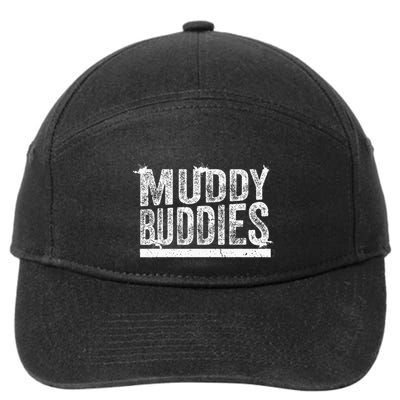 Muddy Buddies Funny Mud Runner Mudder Mud Team 7-Panel Snapback Hat