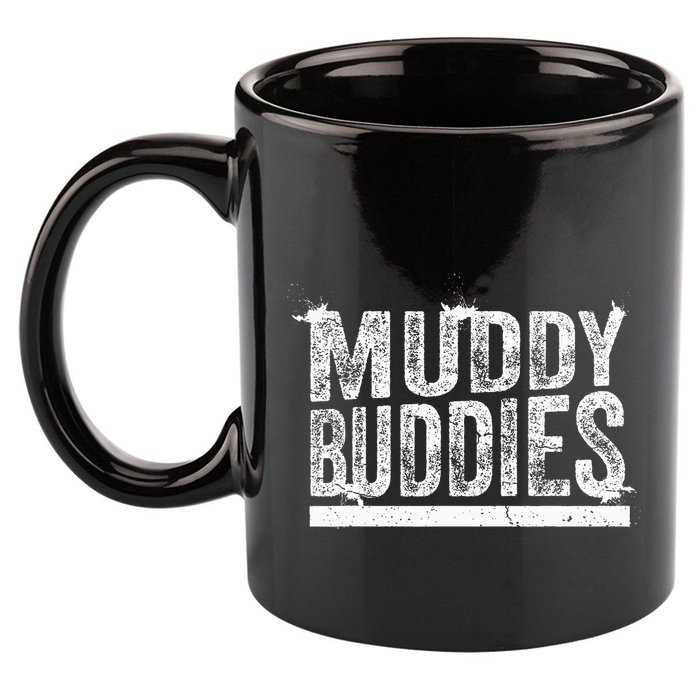 Muddy Buddies Funny Mud Runner Mudder Mud Team 11oz C Handle Ceramic Mug