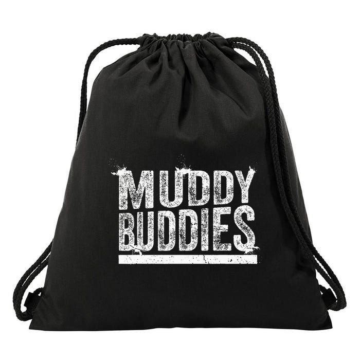 Muddy Buddies Funny Mud Runner Mudder Mud Team Drawstring Bag