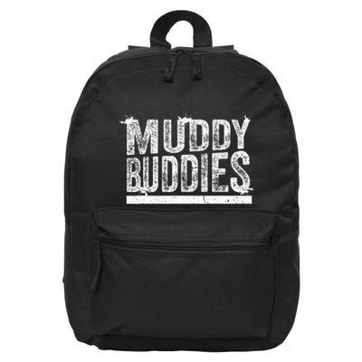 Muddy Buddies Funny Mud Runner Mudder Mud Team 16 in Basic Backpack