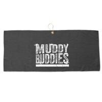 Muddy Buddies Funny Mud Runner Mudder Mud Team Large Microfiber Waffle Golf Towel