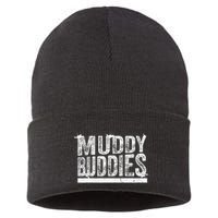 Muddy Buddies Funny Mud Runner Mudder Mud Team Sustainable Knit Beanie