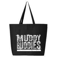Muddy Buddies Funny Mud Runner Mudder Mud Team 25L Jumbo Tote