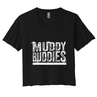 Muddy Buddies Funny Mud Runner Mudder Mud Team Crop Top