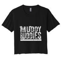 Muddy Buddies Funny Mud Runner Mudder Mud Team Crop Top