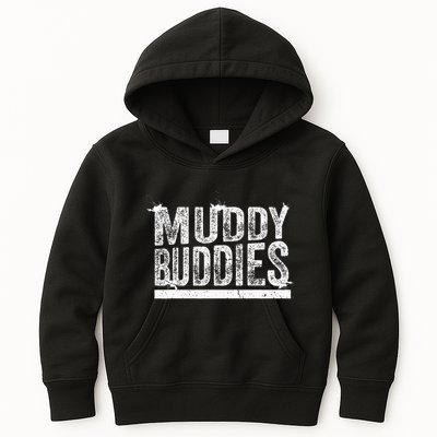 Muddy Buddies Funny Mud Runner Mudder Mud Team Kids Hoodie