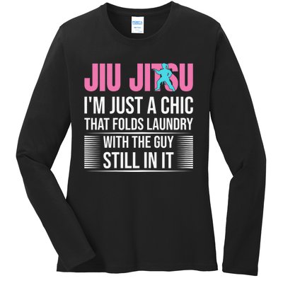 MMA BJJ Funny Mixed Martial Arts Brazilian Jiu-jitsu Ladies Long Sleeve Shirt