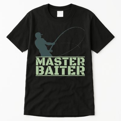 Master Baiter For Fishing Funny Tall T-Shirt