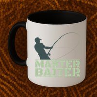 Master Baiter For Fishing Funny Mug