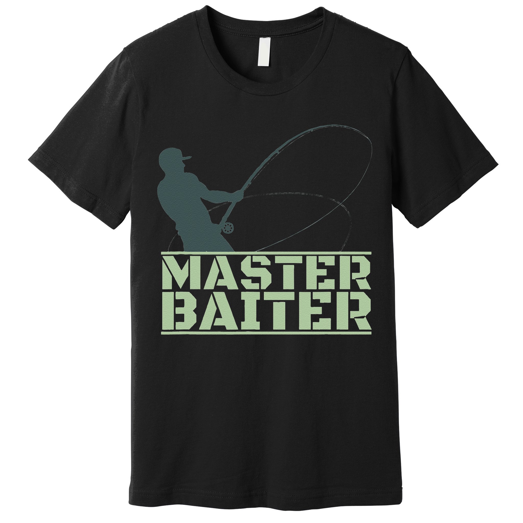 Master Baiter For Fishing Funny Premium T-Shirt