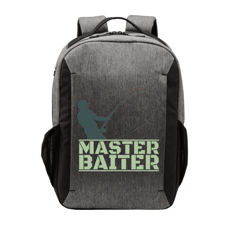 Master Baiter For Fishing Funny Vector Backpack