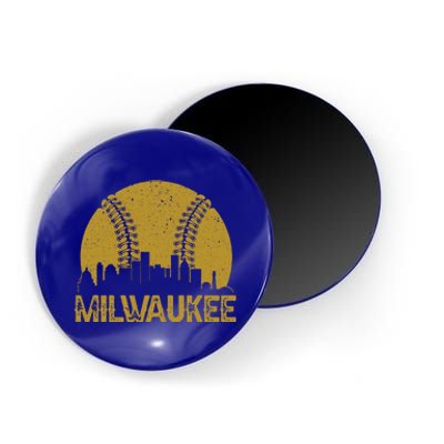 Milwaukee Baseball Fan Magnet