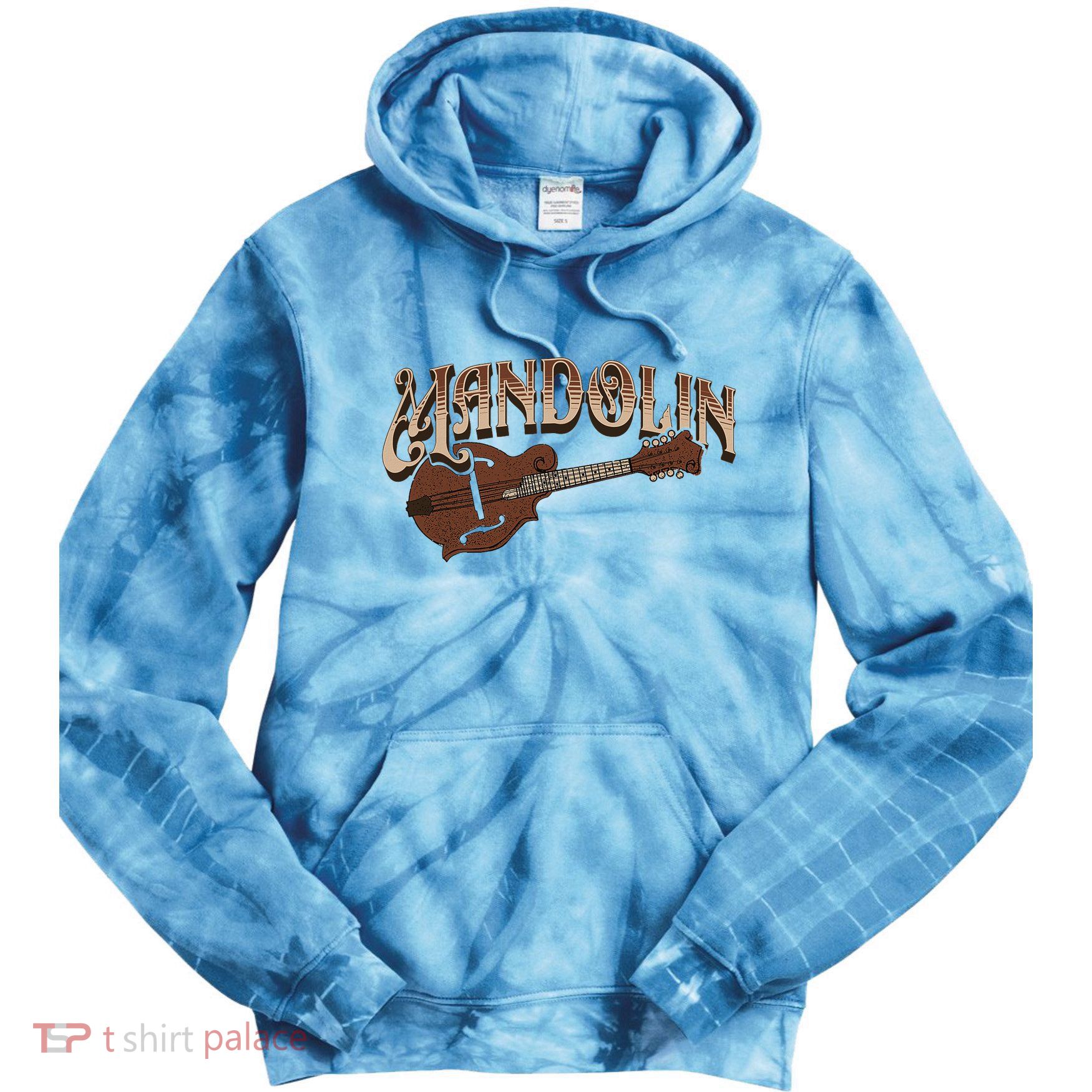 Mandolin Bluegrass Folk Music Mandolin Player Musicians Tie Dye Hoodie