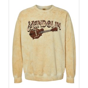 Mandolin Bluegrass Folk Music Mandolin Player Musicians Colorblast Crewneck Sweatshirt