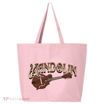 Mandolin Bluegrass Folk Music Mandolin Player Musicians 25L Jumbo Tote