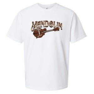 Mandolin Bluegrass Folk Music Mandolin Player Musicians Sueded Cloud Jersey T-Shirt