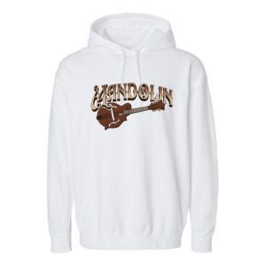 Mandolin Bluegrass Folk Music Mandolin Player Musicians Garment-Dyed Fleece Hoodie