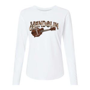 Mandolin Bluegrass Folk Music Mandolin Player Musicians Womens Cotton Relaxed Long Sleeve T-Shirt