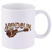 Mandolin Bluegrass Folk Music Mandolin Player Musicians 11oz C Handle Ceramic Mug